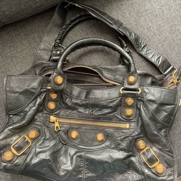 SOLD! Authentic Balenciaga City Bag x gold hardware x vintage - Picture 12 of 12